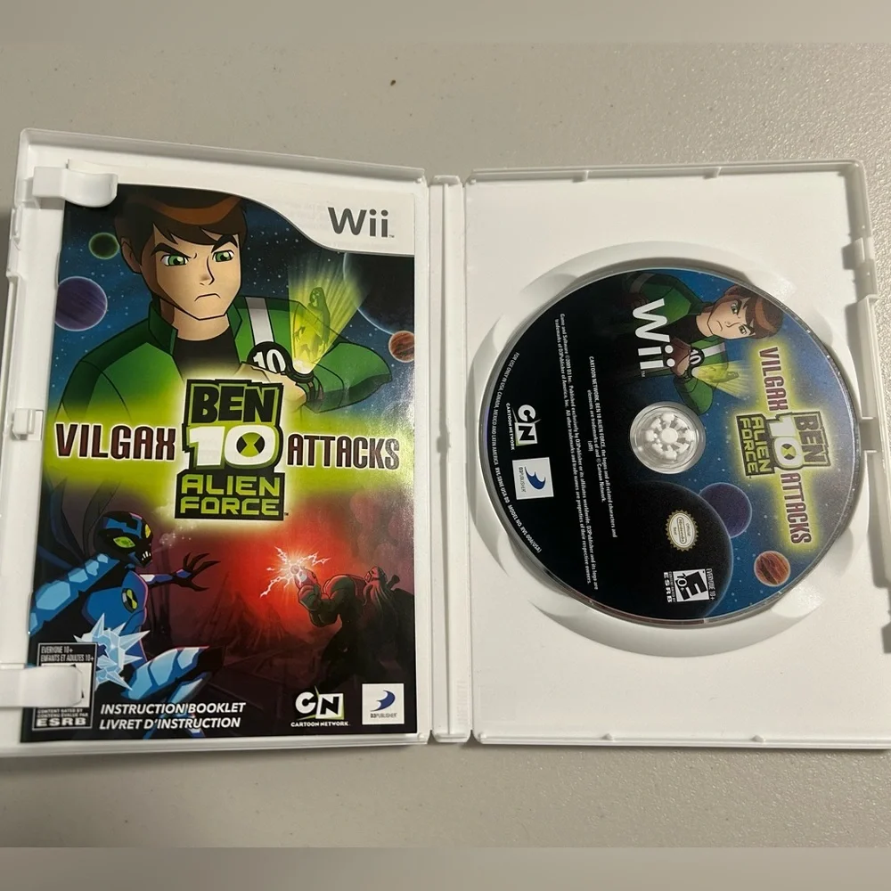 Wii Ben 10 Alien Force Vilgax Attacks Video Game